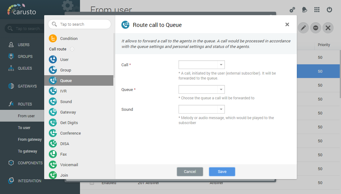 route queue image