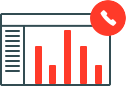 Talk time histogram